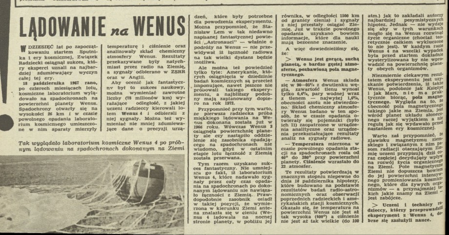 Lądowanie na Wenus