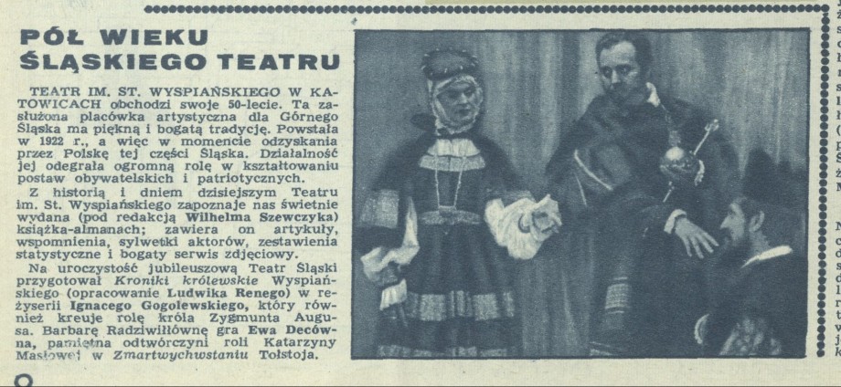 Pół wieku śląskiego teatru