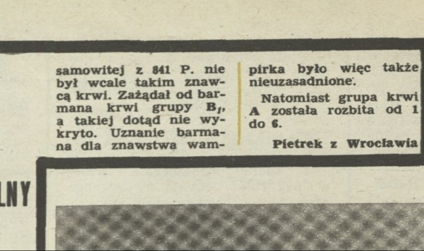 Z księgi zwierząt