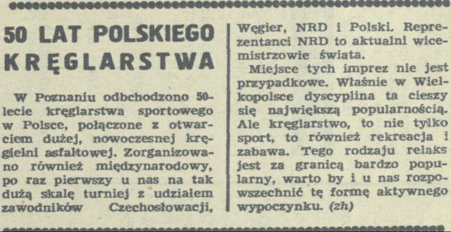 50 lat polskiego kręglarstwa