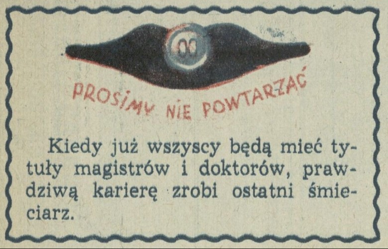 Prosimy nie powtarzać