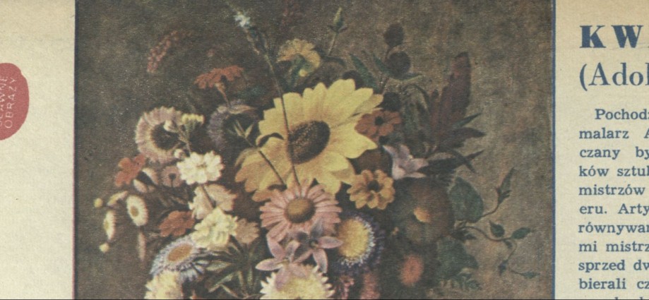 Kwiaty w antycznej wazie
