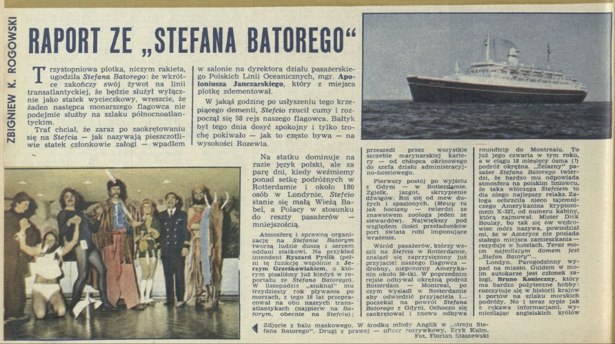 Raport ze "Stefana Batorego"