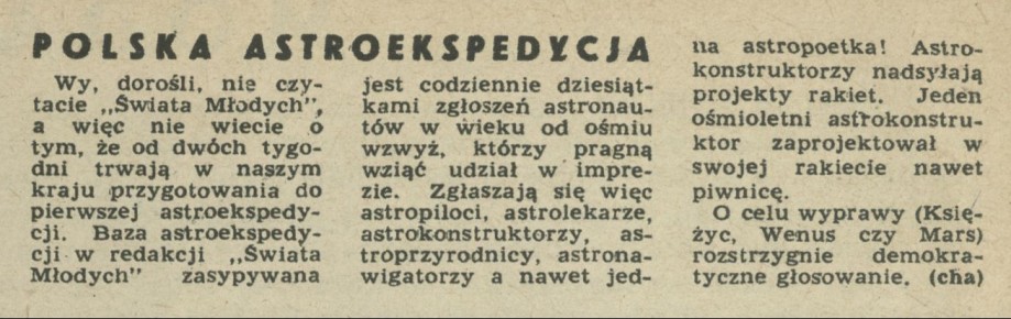 Polska astroekspedycja