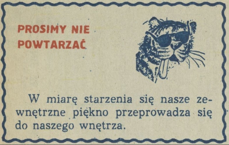 Prosimy nie powtarzać