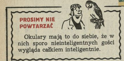 Prosimy nie powtarzać