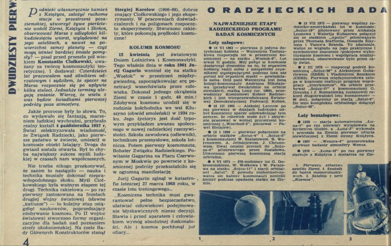 O radzieckich badaniach wszechświata