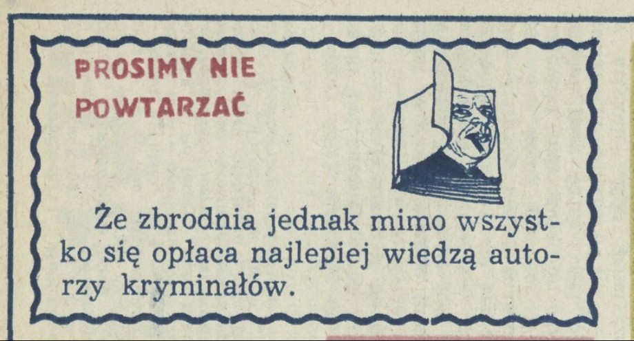 Prosimy nie powtarzać