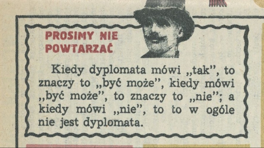 Prosimy nie powtarzać