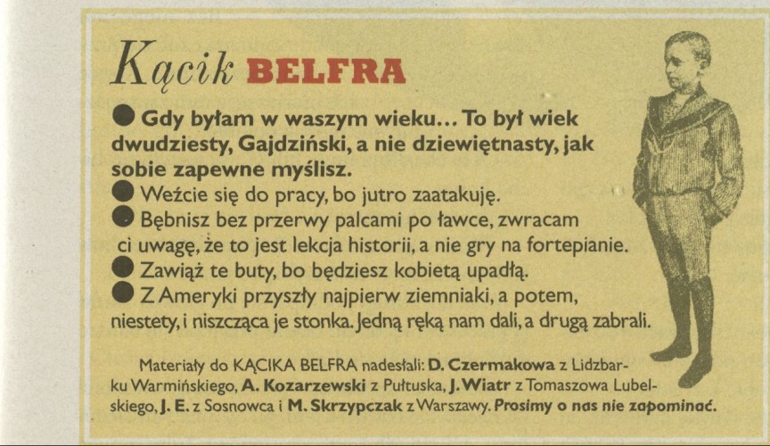 Kącik belfra