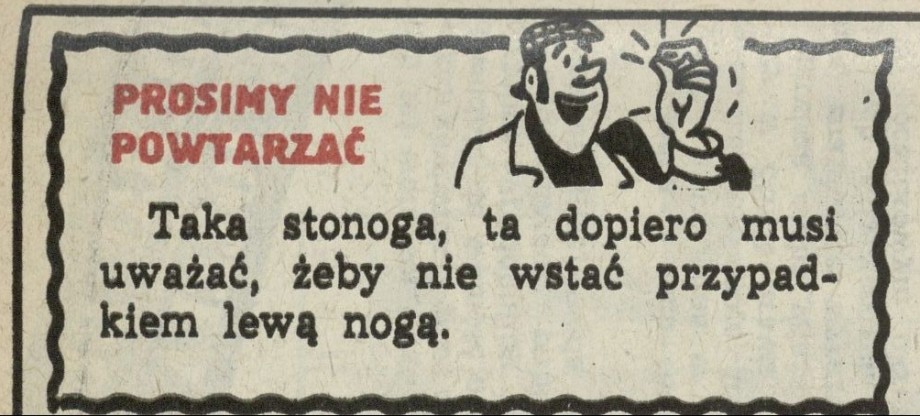 Prosimy nie powtarzać