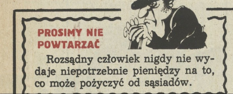 Prosimy nie powtarzać