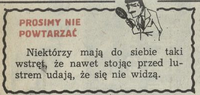 Prosimy nie powtarzać