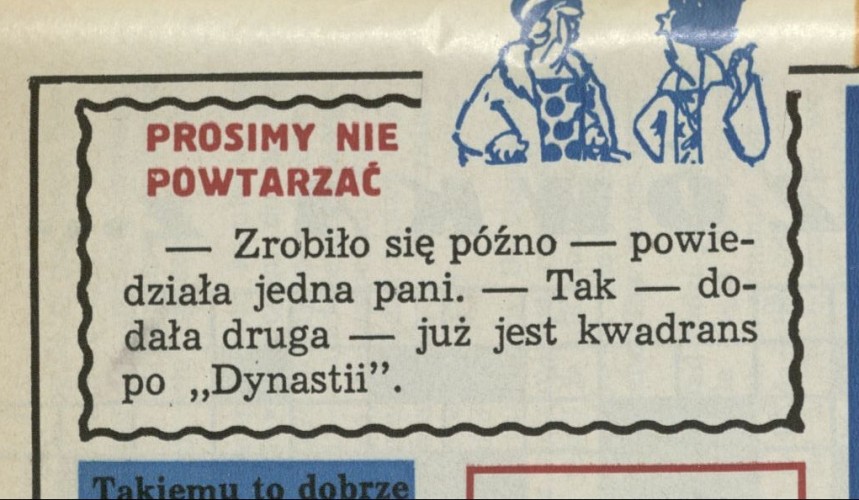 Prosimy nie powtarzać