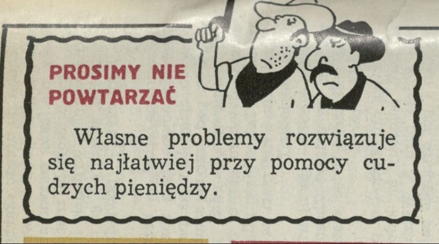 Prosimy nie powtarzać