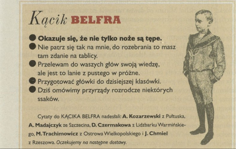 Kącik belfra