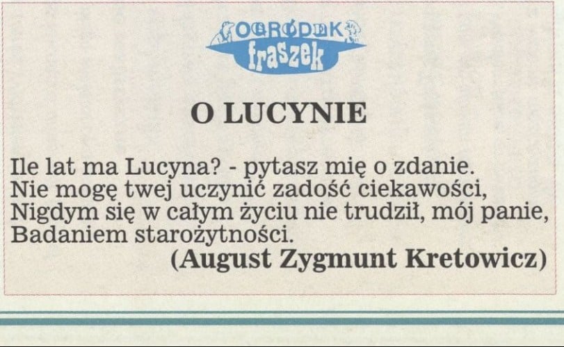 O Lucynie