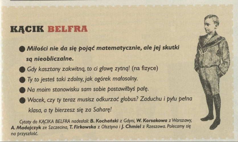 Kącik belfra