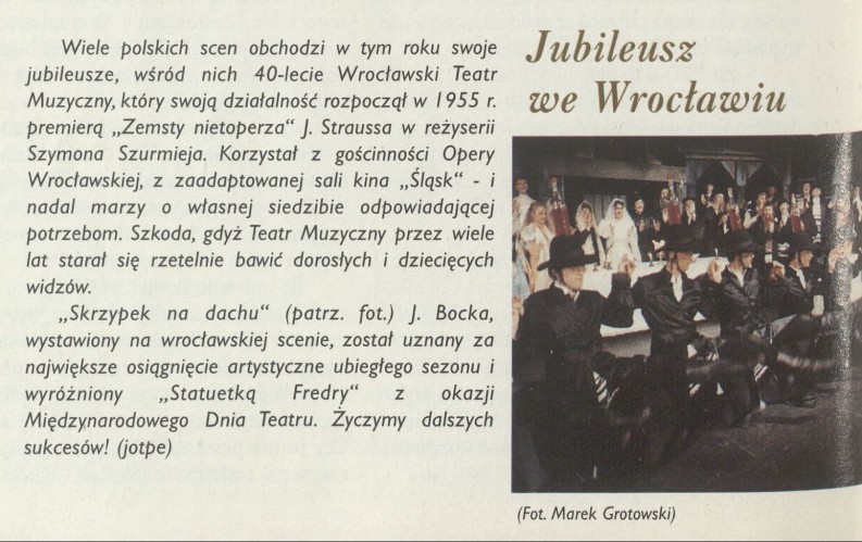Jubileusz we Wrocławiu
