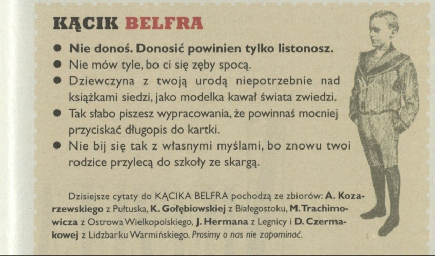 Kącik belfra