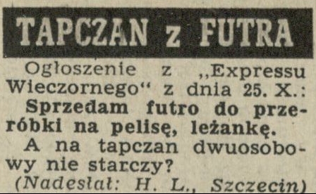 Tapczan z futra