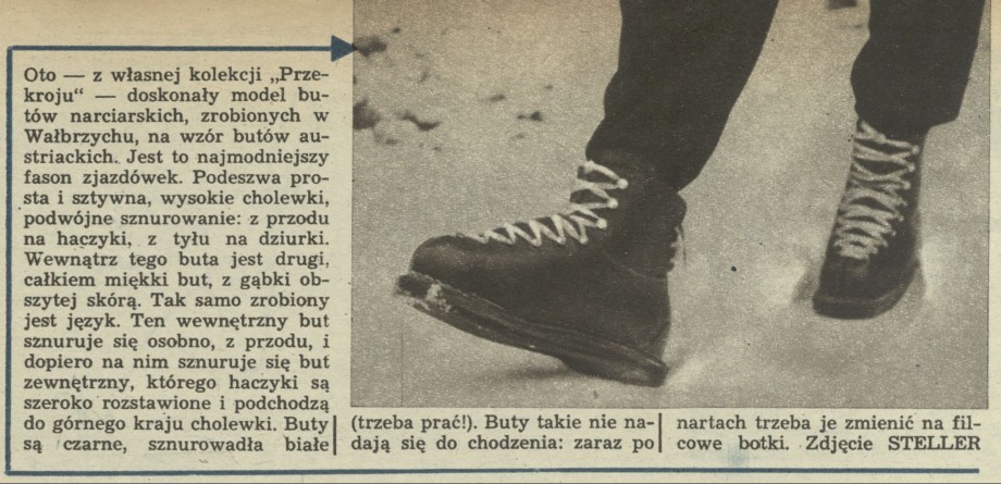 Buty narciarskie zrobione w Wałbrzychu