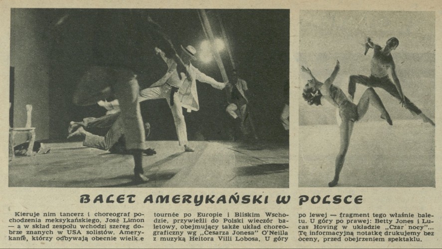 Balet amerykański w Polsce