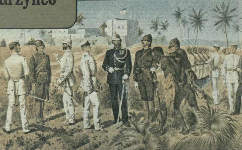 Umundorowanie niemieckich wojsk w Afryce Wschodniej w 1892 r.