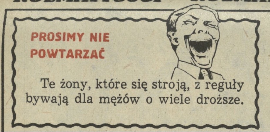 Prosimy nie powtarzać