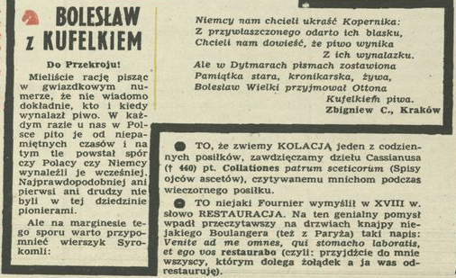 Bolesław z kufelkiem