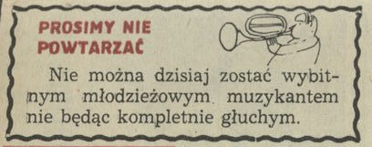 Prosimy nie powtarzać