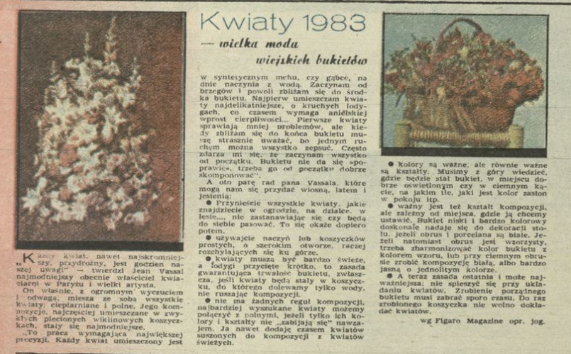 Kwiaty 1983