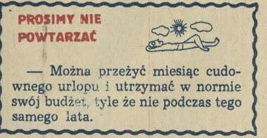 Prosimy nie powtarzać