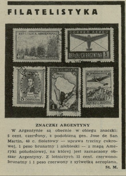 Znaczki Argentyny