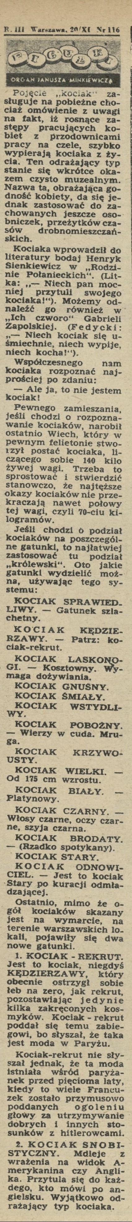 Pigułki - organ Janusza Minkiewicza