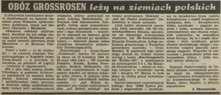 Obóz Grossrosen leży na ziemiach polskich