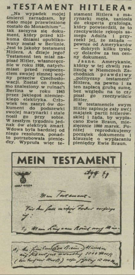 "Testament Hitlera"