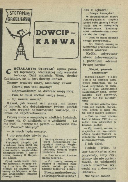 Dowcip - kanwa