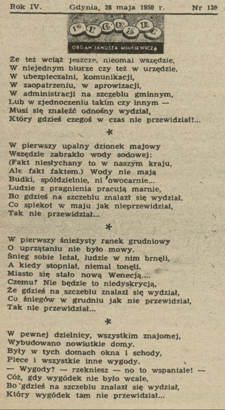Pigułki - organ Janusza Minkiewicza