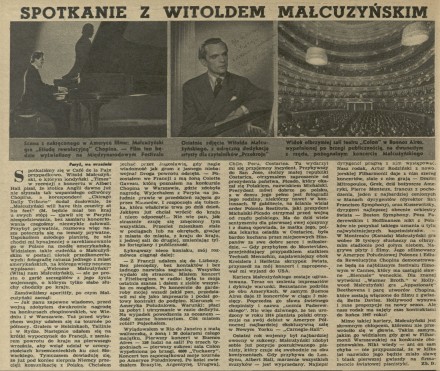 Spotkanie z Witoldem Małcuzyńskim