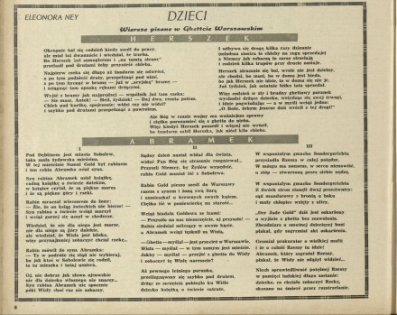 Wiersze pisane w Gettcie Warszawskim