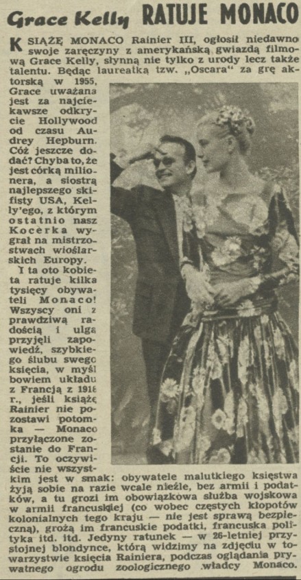 Grace Kelly ratuje Monaco