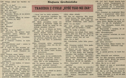 Tragedia z cyklu „któż tego nie zna?”