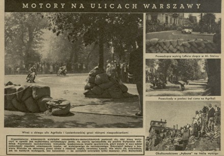 Motory na ulicach Warszawy