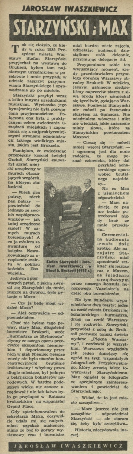 Starzyński i Max