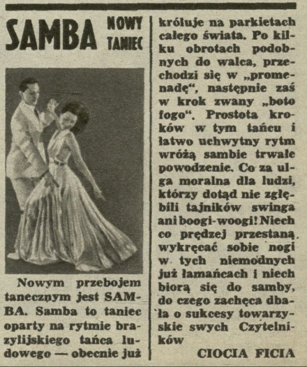 Samba nowy taniec