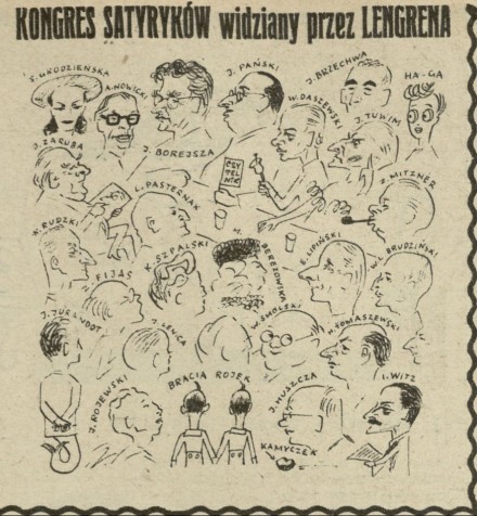 Kongres satyryków widziany przez Lengrena