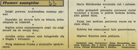 Humor zeszytów