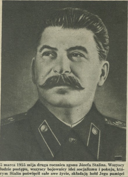 5 marca 1955 druga rocznica zgonu Józefa Stalina
