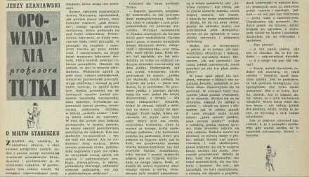 Opowiadania Profesora Tutki - O miłym staruszku